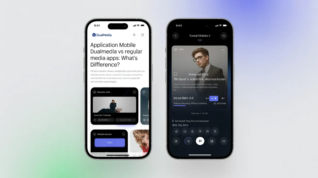 application mobile dualmedia