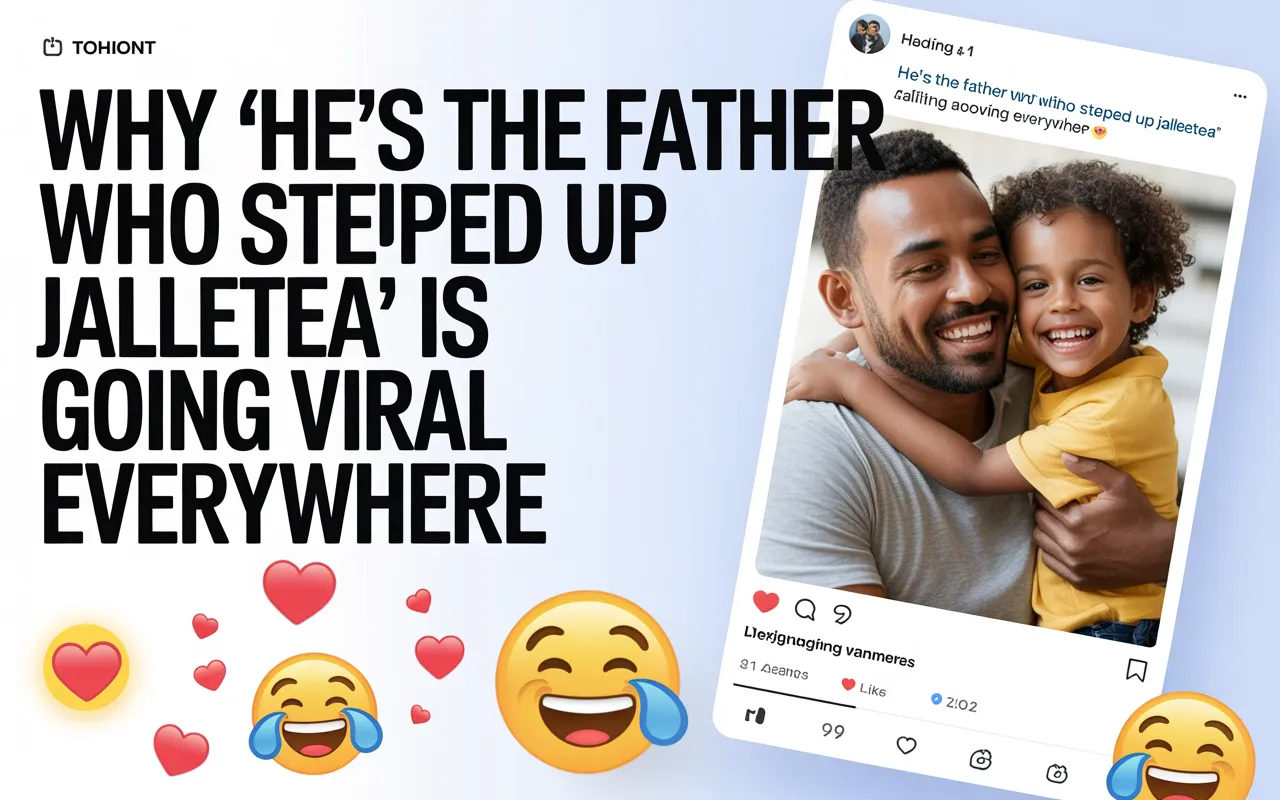 he's the father who stepped up jalletea